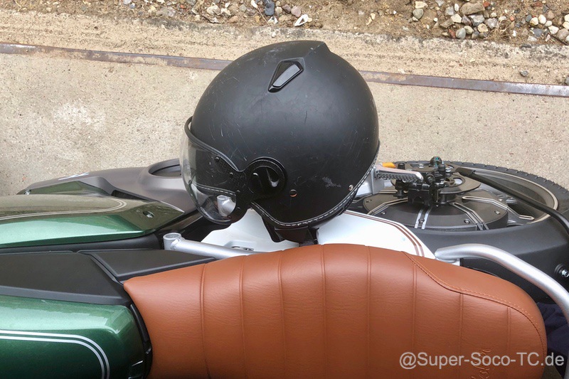 Wo lasse ich bloß den Helm?