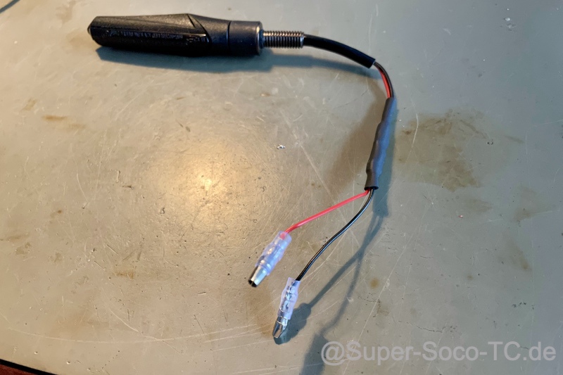 Neue Lauflichtblinker für die Super Soco TC